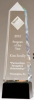 OCTK9088 - 2 5/8 ” x 7-7/8 ” Crystal Obelisk OCTK9088 - 2 5/8 ” x 7-7/8 ” Crystal Obelisk