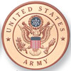 Army 7/8" Etched Enameled