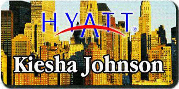 Sublimation Name Badge 1.5" X 3