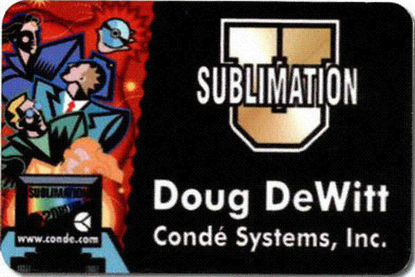 Sublimation Name Badge 2" X3"