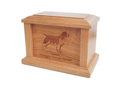 OCLWUS091 - Large Alder Wood Pet Urn