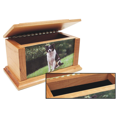 OCLWUS151 - Small Alder Wood Deluxe Pet Urn